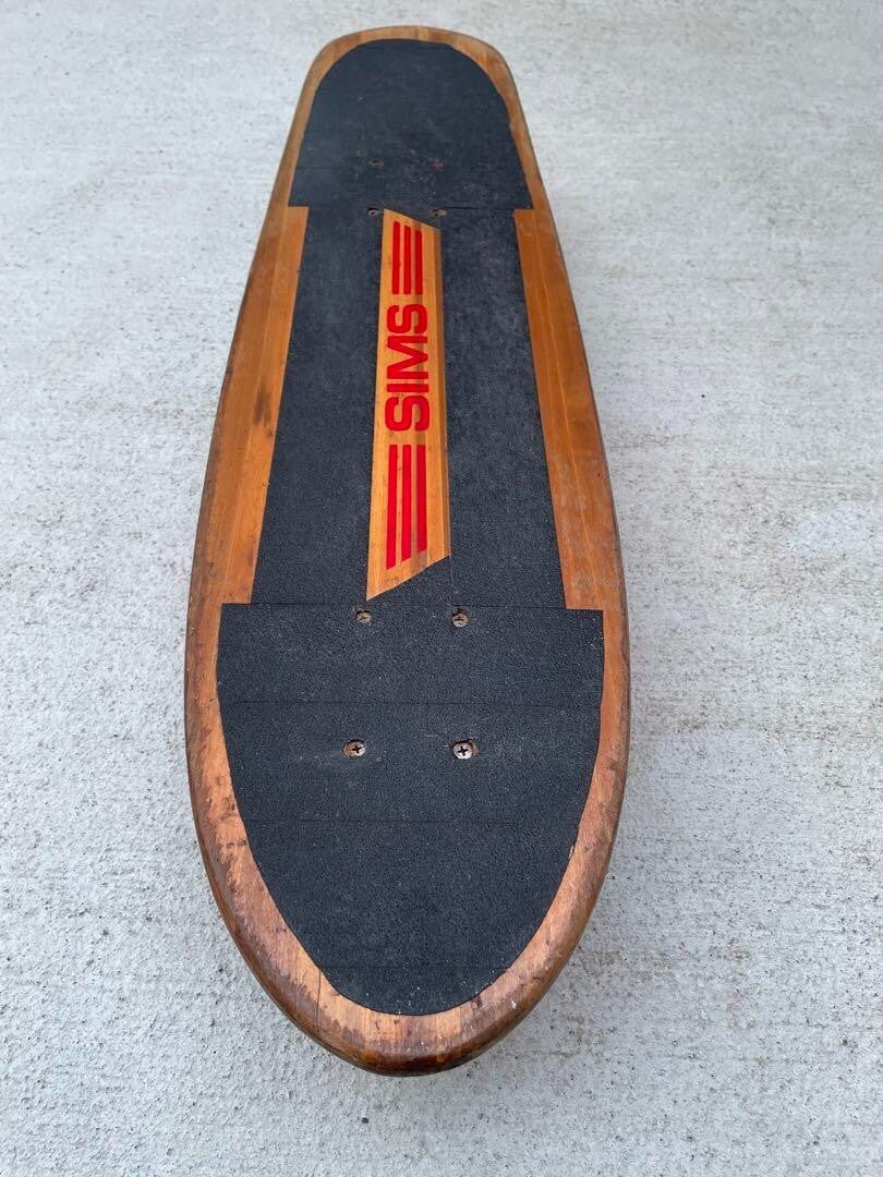 VINTAGE SKATEBOARD SIMS SUPER LIGHT80s