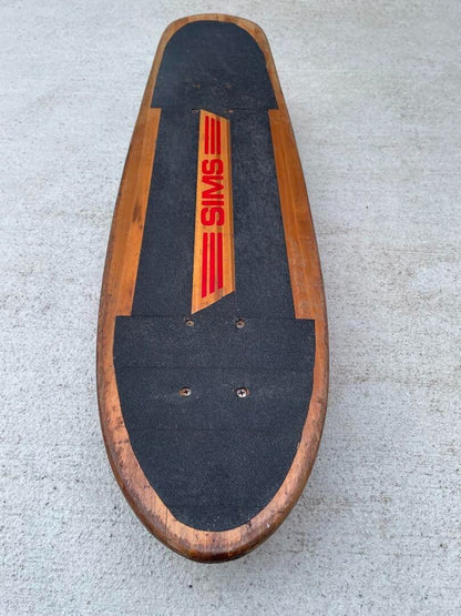 VINTAGE SKATEBOARD SIMS SUPER LIGHT80s