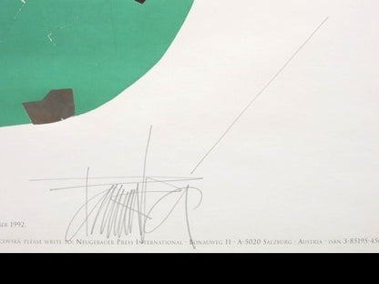 Kv?Ta Pacovsk 13 Years Neugebauer Press 1992 Signed Poster 197/999 Austria