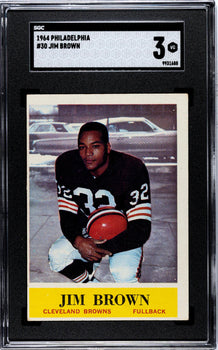 Jim Brown 1964 Philadelphia #30 Sgc 3