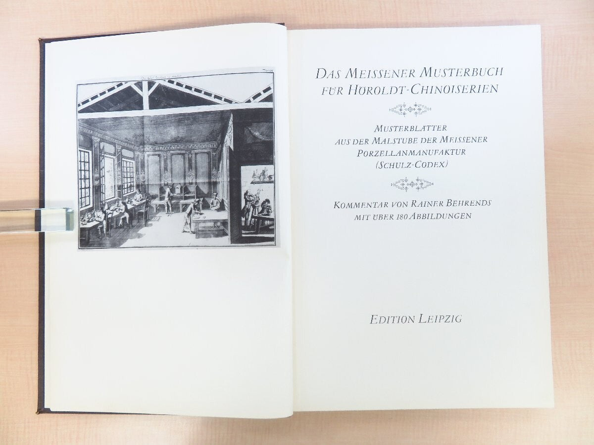 Das Meissener Musterbuch Fr Horoldt-Chinoiserien By Rainer Behrends 1St 1978