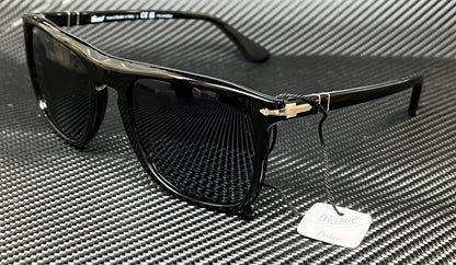 PERSOL PO3336S 95 S3 Black Polarized Unisex 57 mm Sunglasses