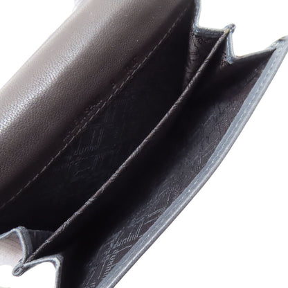 Calf Dunhill logo Card Case