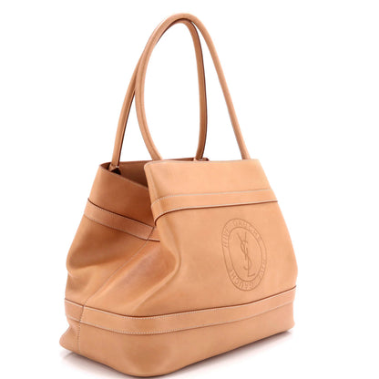 Saint Laurent Rive Gauche Tote Bag Leather Large