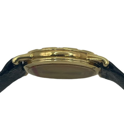 Piaget Dancer 90463 Black K18Yg/Leather Strap