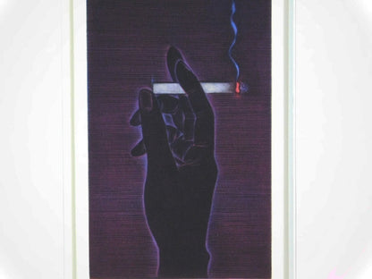 Matazo Kayama 1992 Original Etching Mezzotint Signed Framed Japanese Modern Art