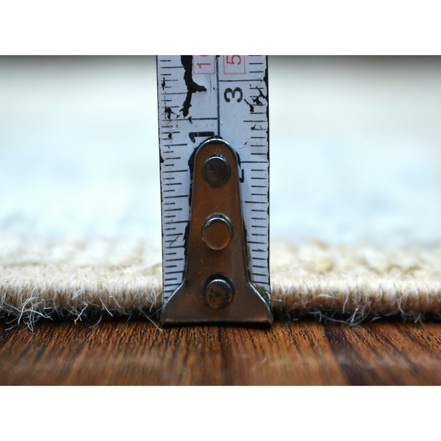 2'9"X19'5" Wool Hand Knotted Almond Brown Angora Oushak Xl Runner Rug