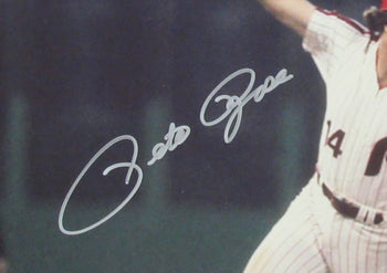 Pete Rose Signed 16X20 Photo Philadelphia