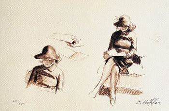 Edward Hopper Lithograph Certified - 1986 (Georgia O'Keeffe Francis Bacon)