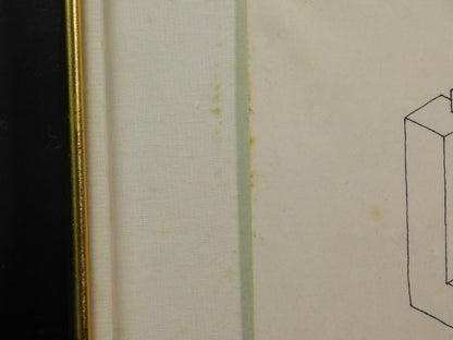 Oscar Reutersvrd Perspective Japonaise 406 Framed Impossible Figure Optical Art