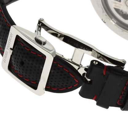 Tambour Chronograph GMT Evolution Stainless Watches Q1052 by LOUIS VUITTON