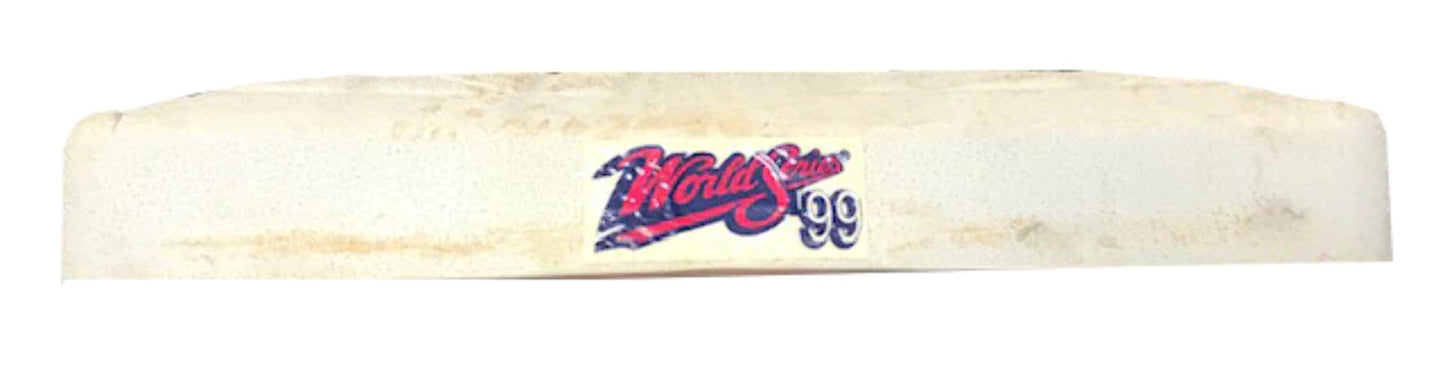 Roger Clemens Autographed 1999 World Series Game Used Base (Psa)
