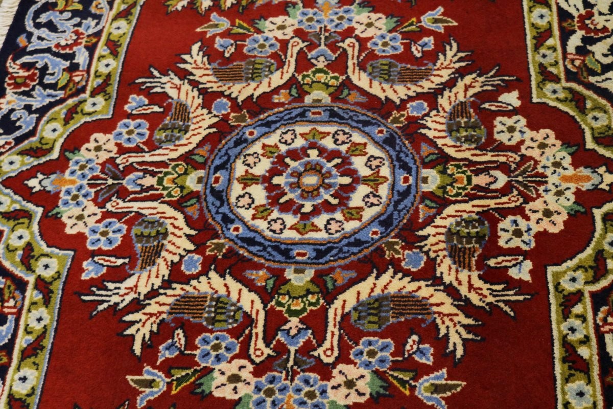 Rug handmade wool birds oriental 2x3 classic home decor carpet
