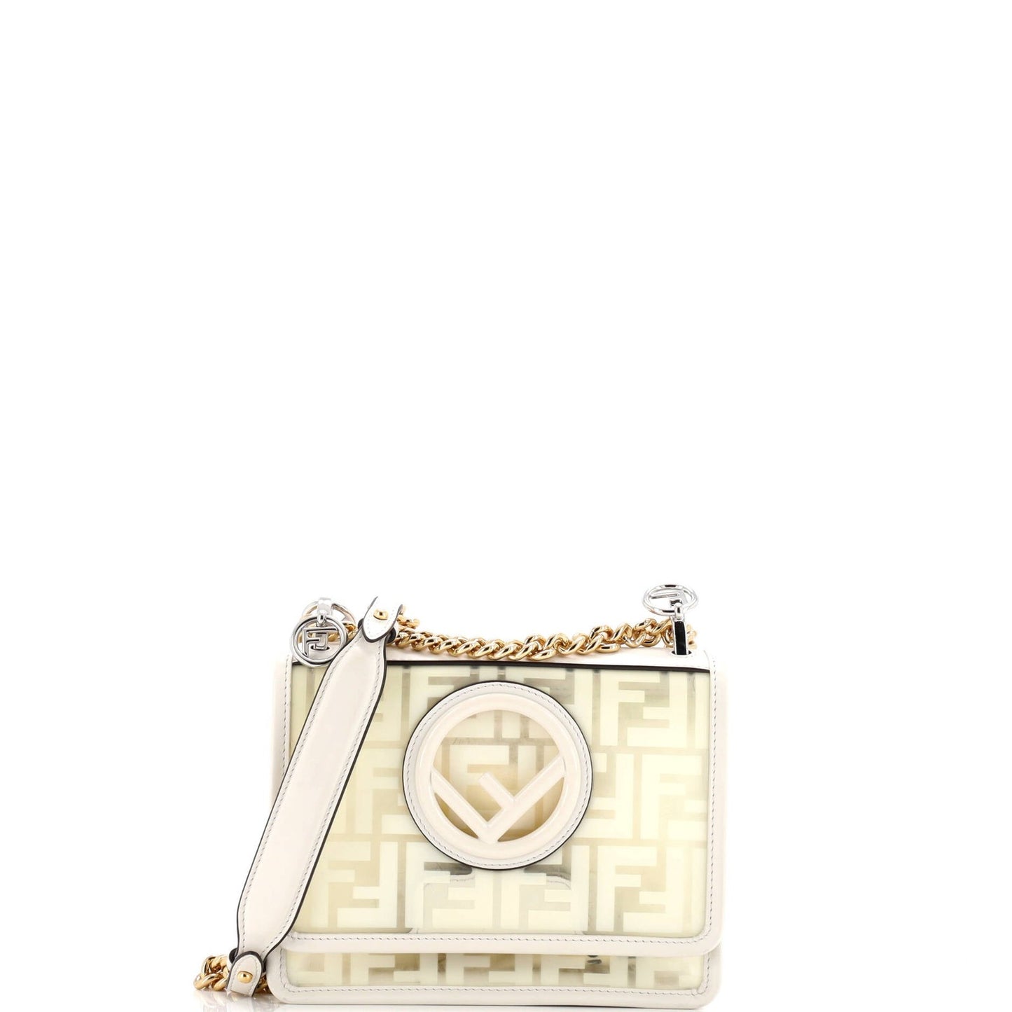 Fendi Kan I F Shoulder Bag Zucca Pu Small