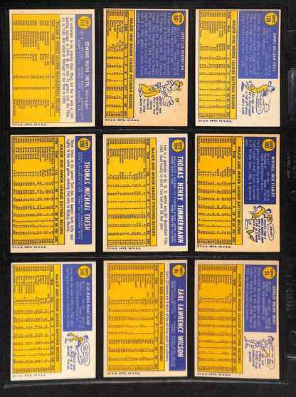 1970 Topps Baseball Card Complete Set (1-720)
