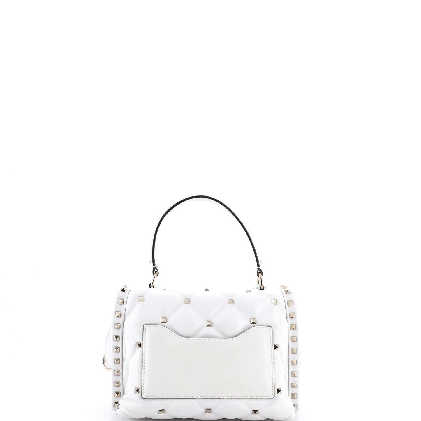 Valentino Garavani Vltn Candystud Top Handle Bag Printed Leather Medium