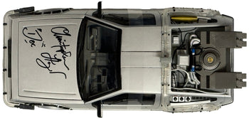 Christopher Lloyd Signed Back To The Future Delorean Time Machine 1:15 Scale Die