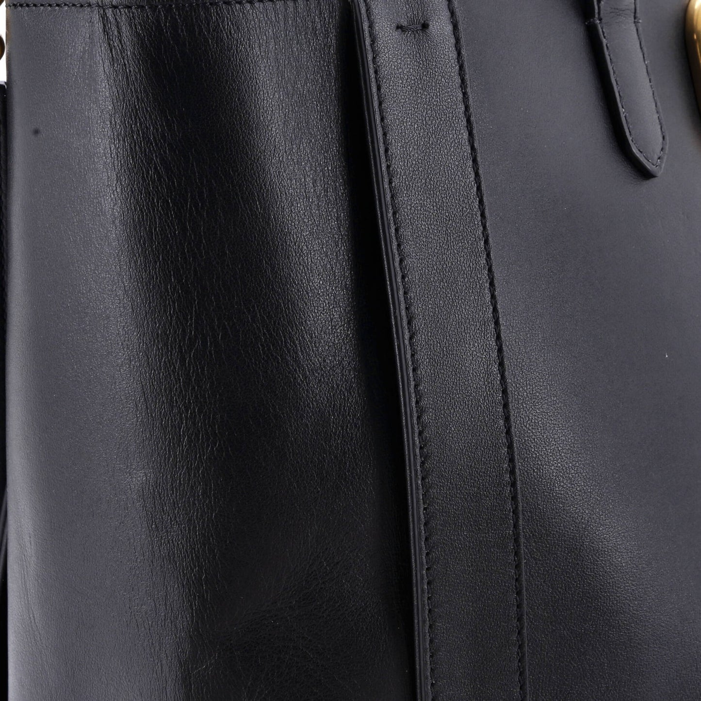 Valentino Garavani Vlogo Convertible Shopper Tote Leather Large