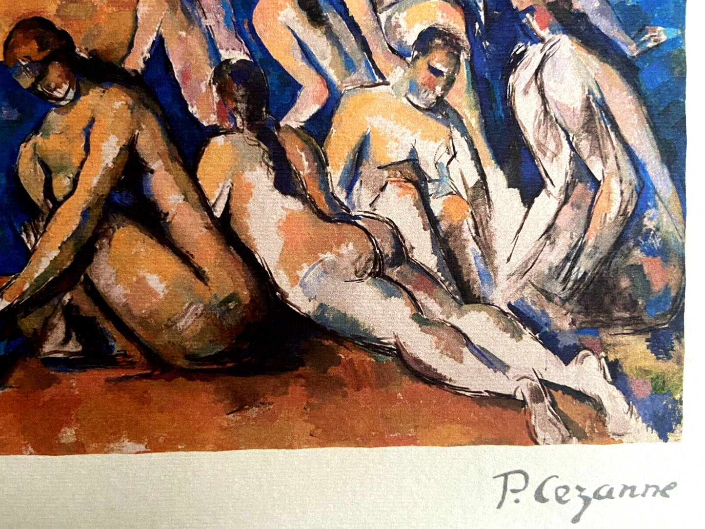 Paul Czanne Lithograph Coa Hand-Numbered Signed Limited