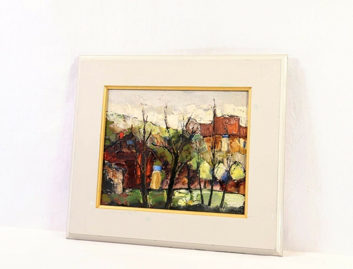 Krzysztof Raczynski (Polish) 1991 Original Painting Oil On Canvas Signed Framed