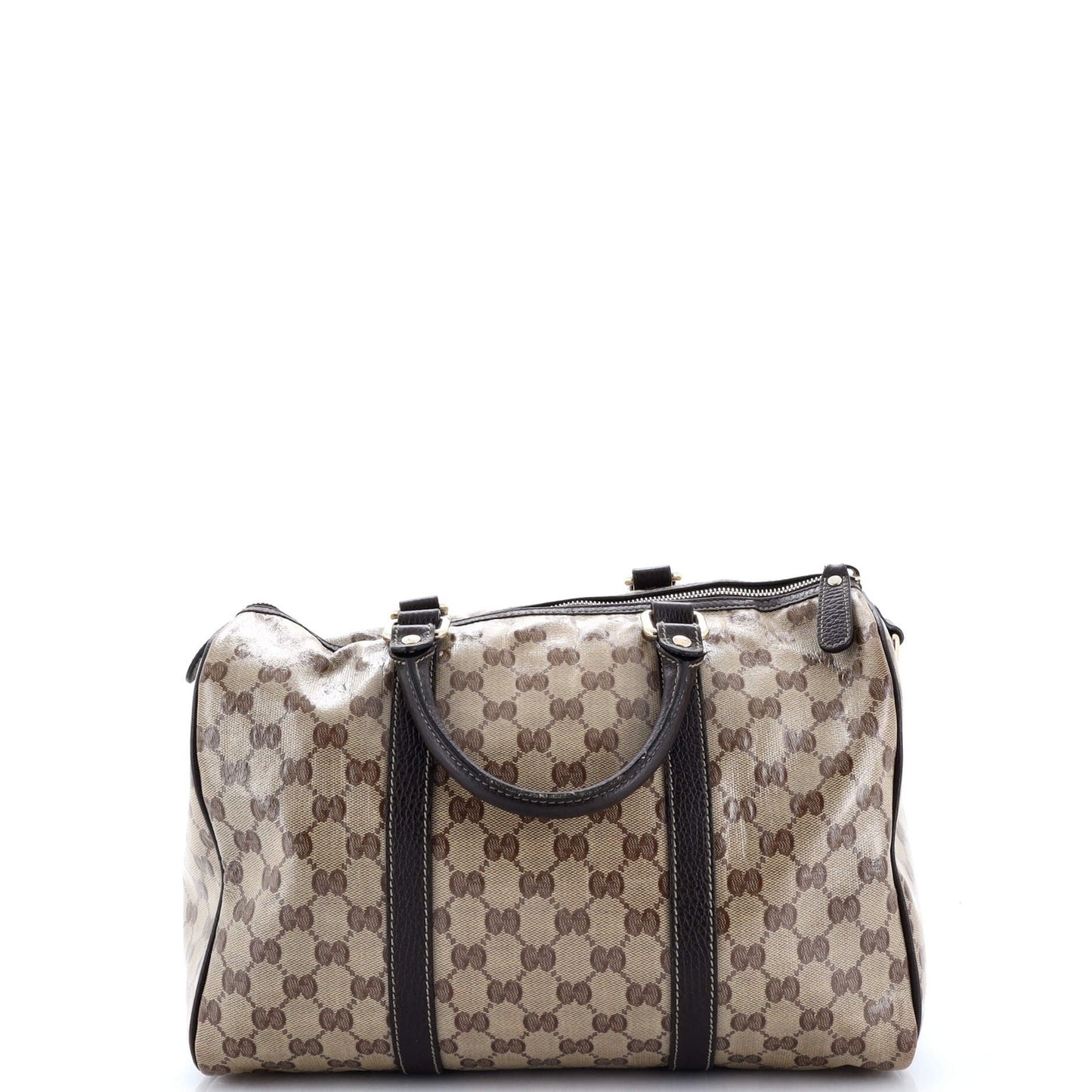 Gucci Joy Boston Bag Gg Coated Canvas Medium