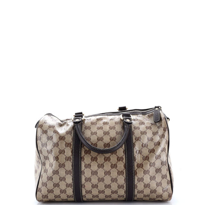 Gucci Joy Boston Bag Gg Coated Canvas Medium