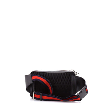 Gucci Soft Zip Belt Bag Gg Coated Canvas Small