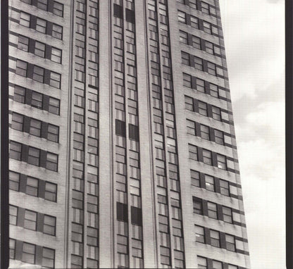 Paula Barr Chrysler Building " Offset Lithograph Photography Black