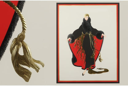Erte "Saint Orlono" Embossed Color Serigraph Silkscreen Hand Signed Framed