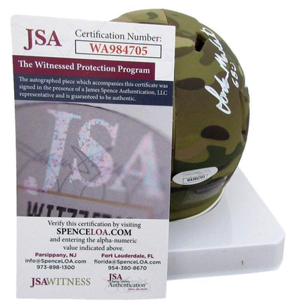 Jordan Mailata Autographed Mini Camo Football