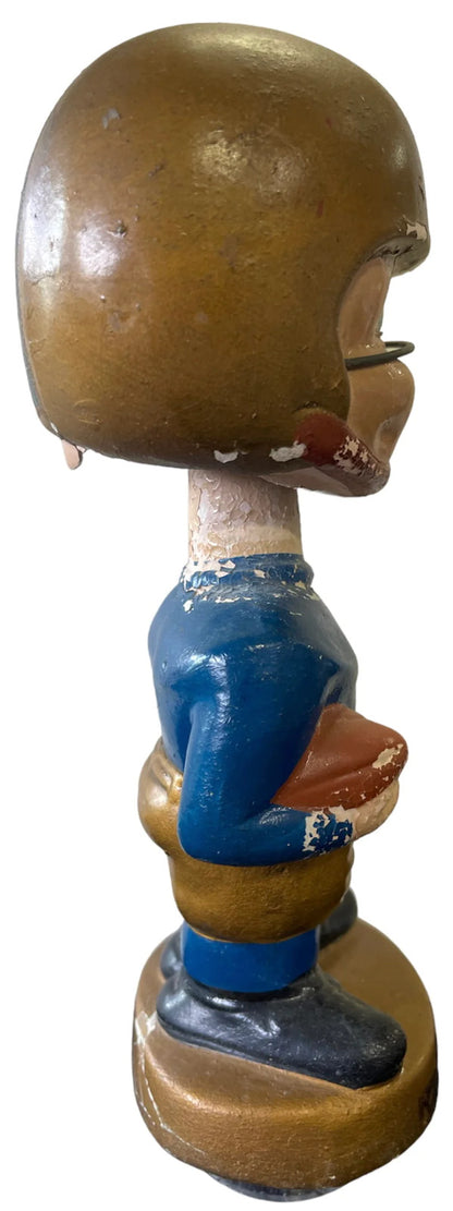 1960'S Notre Dame Mascot Vintage Bobble Head Nodder Gold Base