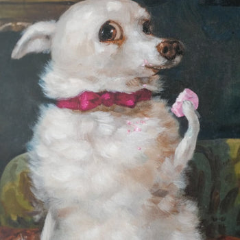 Alison Friend - Dog Framed Signed Art Print Coa