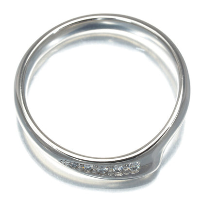 Tiffany&Co. Ring Diamond Open Heart Us5.75-6 950 Platinum