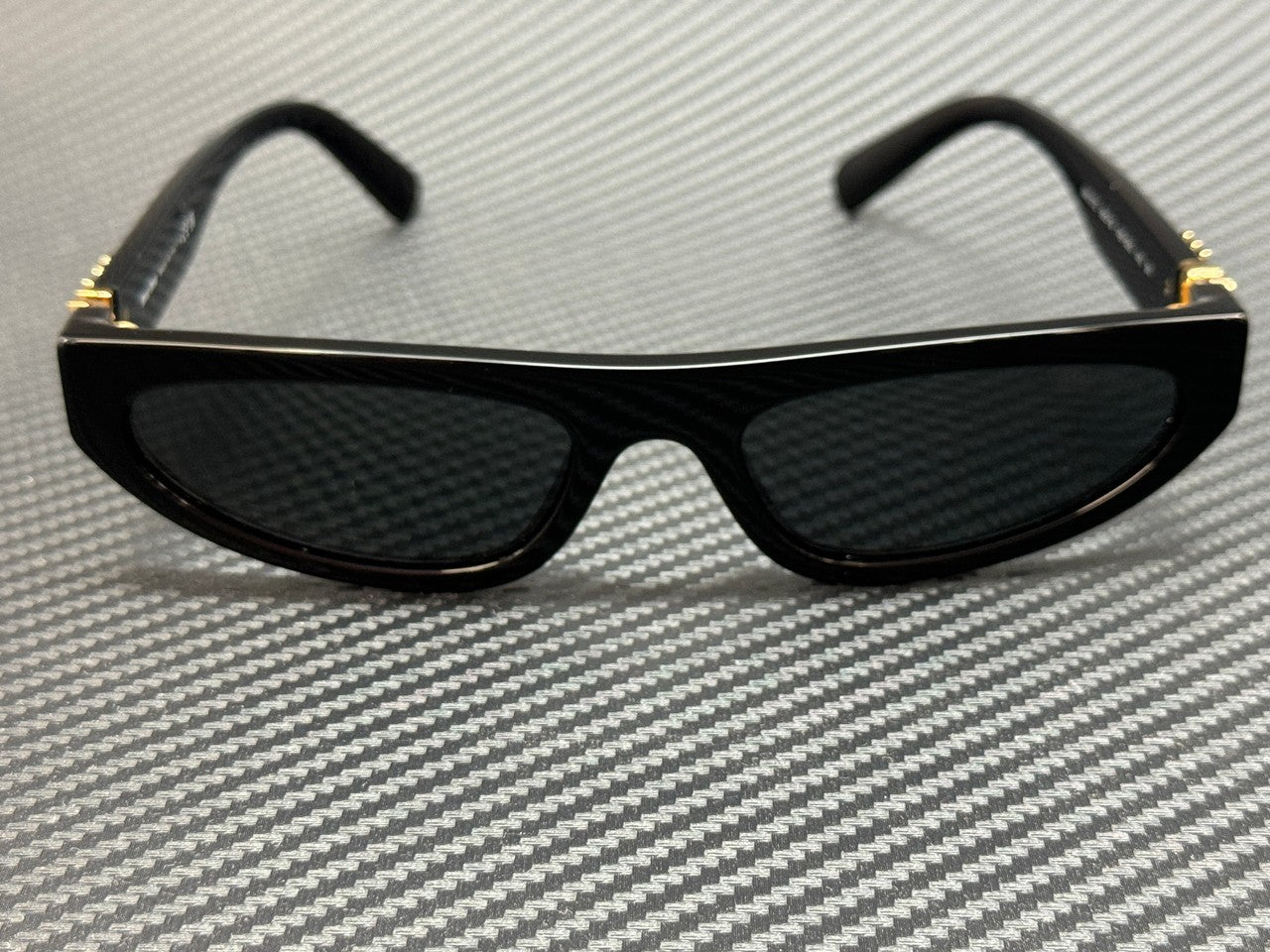 MIU MU 07ZS 1AB5S0 Black Grey Women's 56 mm Sunglasses