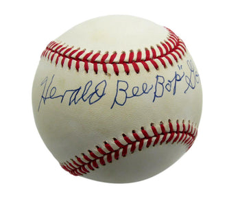 Herald Gordon Signed Oal Baseball Negro League Chicago American Giants Psa/Dna
