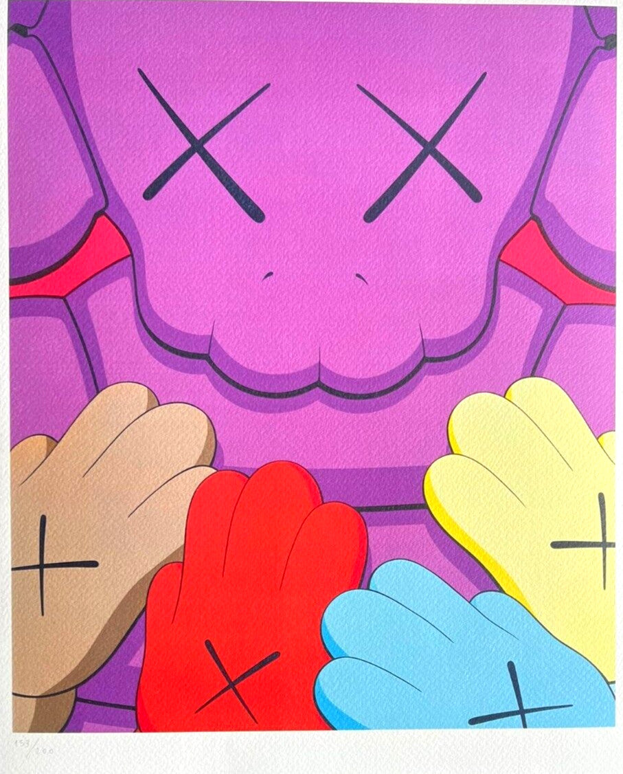 Kaws Lithograph Mori Art Museum Coa Limited Edition Rare 200 Ex