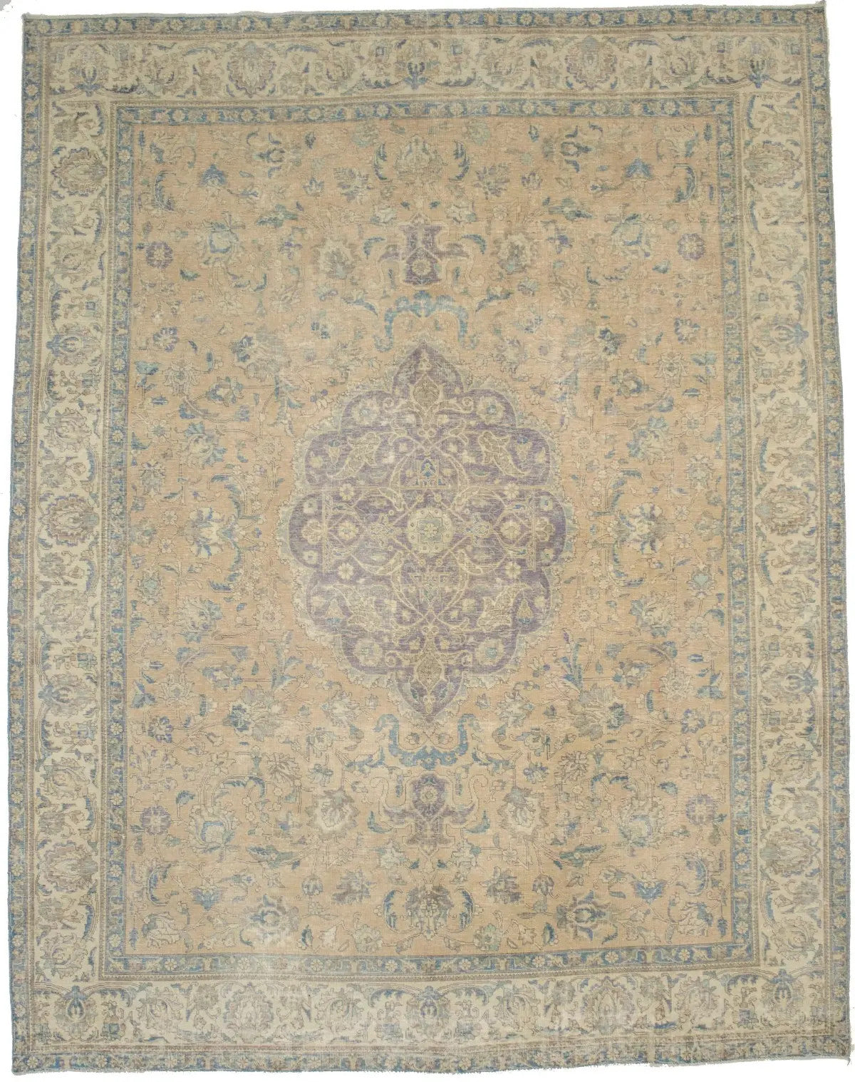 Oriental Rug 10x13 Classic Antique Farmhouse Muted Floral Style Carpet