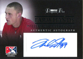 William Middlebrooks Autographed 2007 Tirstar Prospect Plus Card
