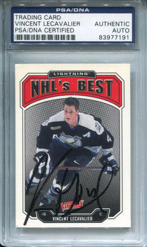 Vincent Lecavalier Autographed 2000 Upper Deck