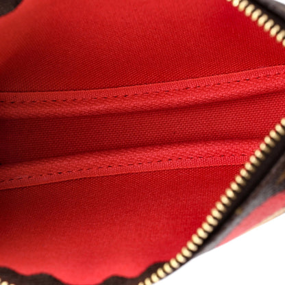 Louis Vuitton Pochette Accessoires Limited Edition Vivienne Xmas Monogram Canvas