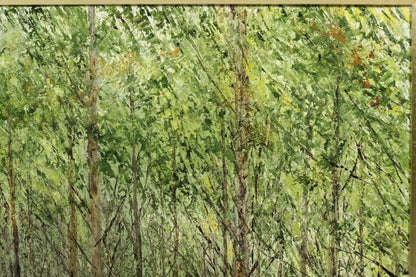 Henri Jacques Masson Signed Oil Painting Forest Landscape Grove September