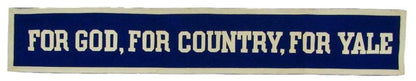 Vintage Yale Ivy League Football 36X6 Blue Felt