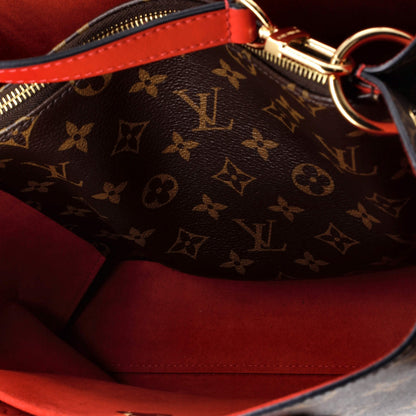 Louis Vuitton Flower Tote Monogram Canvas With Leather