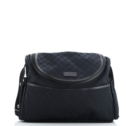Gucci Diaper Crossbody Bag Gg Canvas
