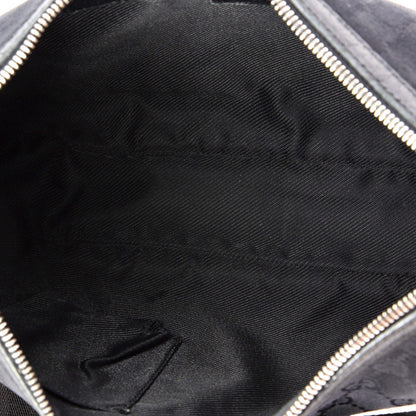 Gucci Saddle Zip Messenger Bag Gg Canvas With Leather Medium