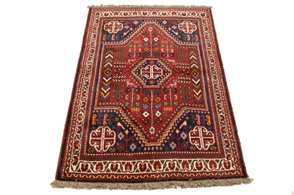 Handmade Tribal Oriental Rug Geometric Wool