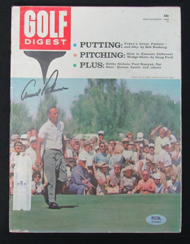 Arnold Palmer Signed/Auto September 1962 Golf