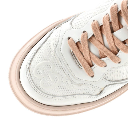 Gucci Chunky B Sneakers Gg Embossed Perforated Leather