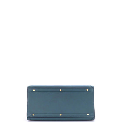 Louis Vuitton Steamer Handbag Leather Mm