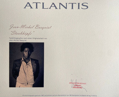 Jean-Michel Basquiat Lithograph Signed Coa, Numbered In Pencil